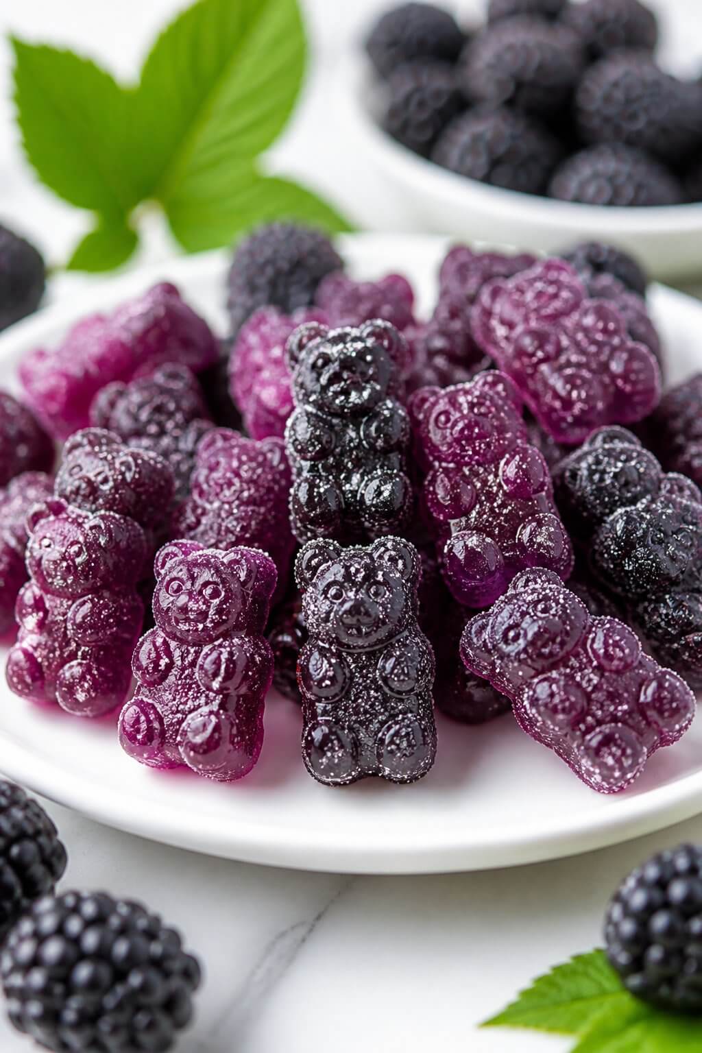 Sour Blackberry Gummy Bears