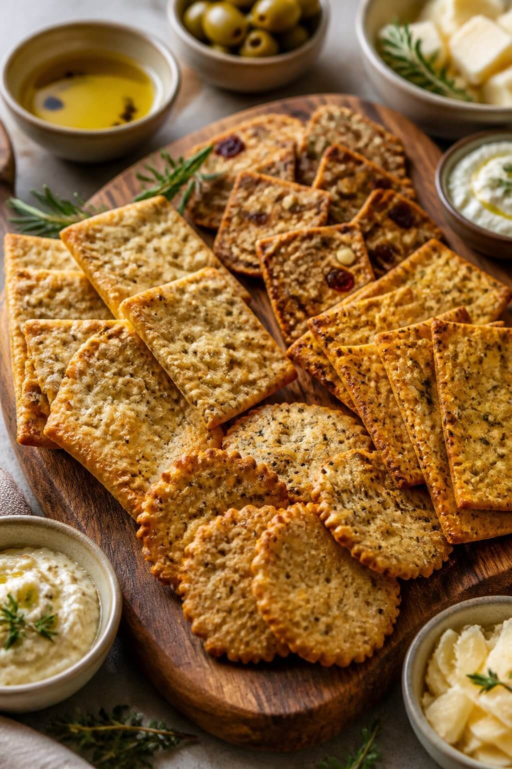 Homemade Artisan Crackers 4 Flavors