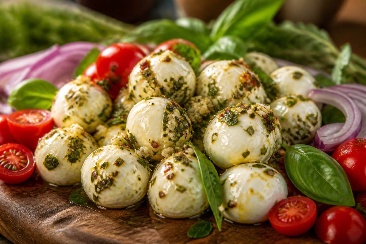 Pioneer Woman Marinated Mozzarella Balls Recipe