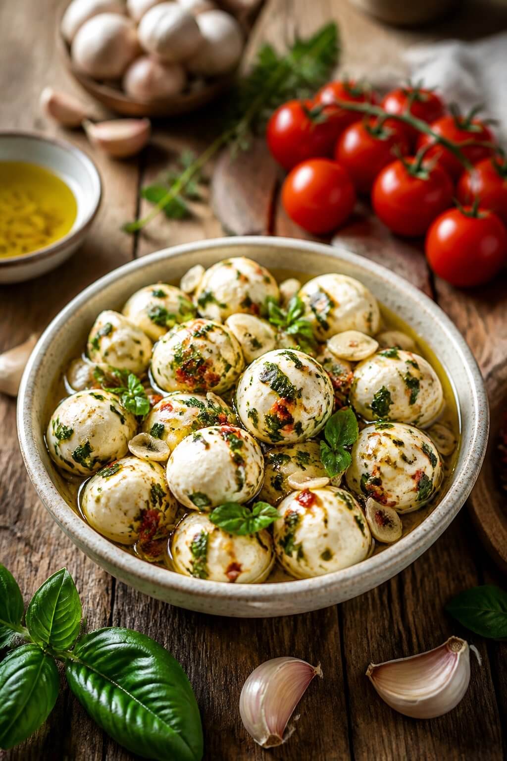 Pioneer Woman Marinated Mozzarella Balls