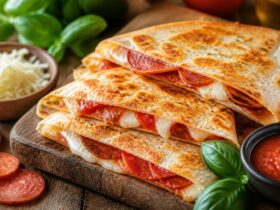 Pepperoni Pizza Quesadillas Recipe