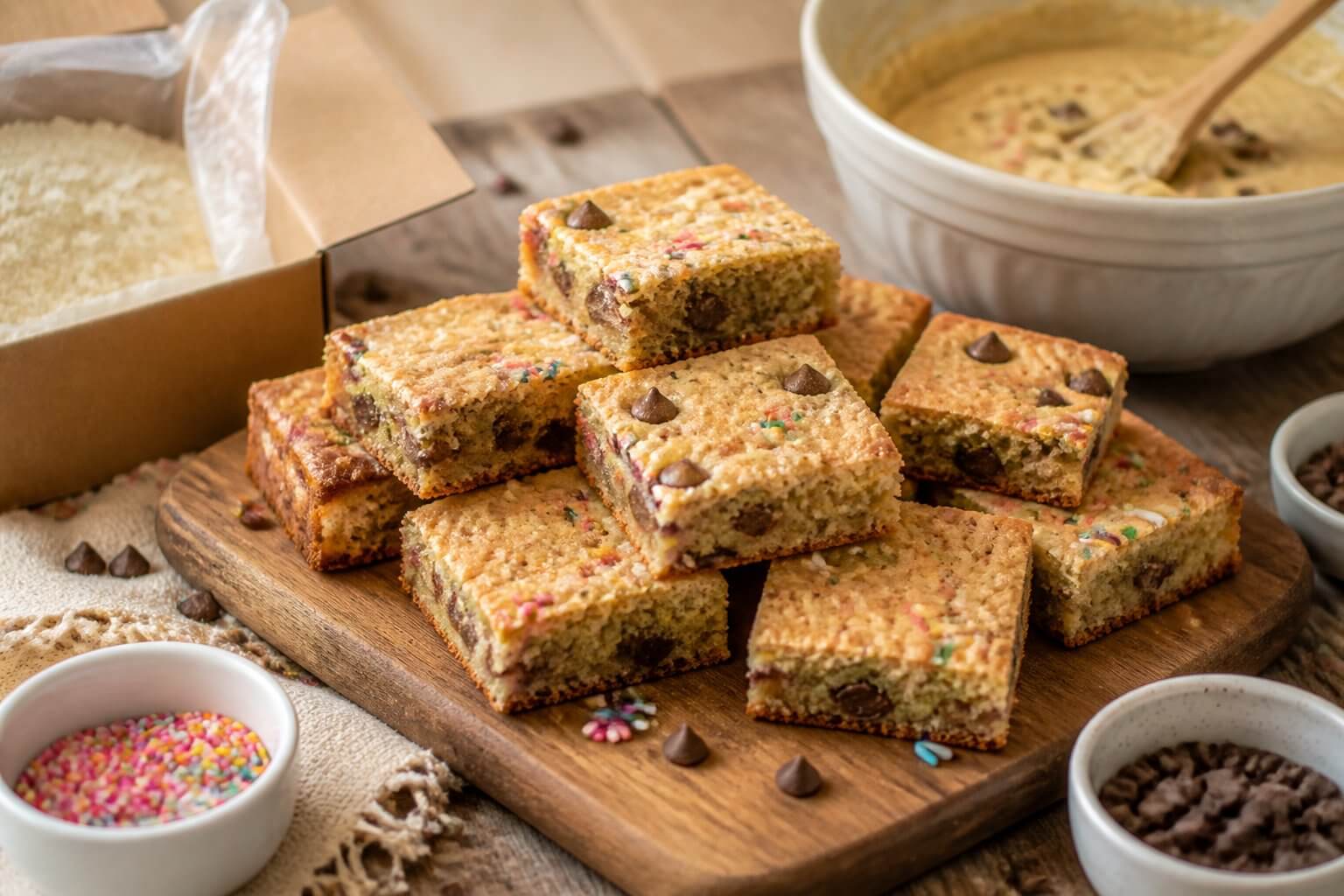 Cake Mix Cookie Bars Recipe